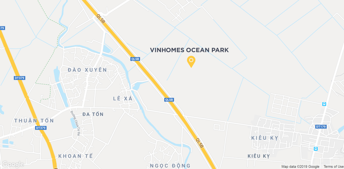 Vị trí Vinhomes Ocean Park